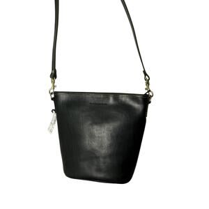 G.H. Bass Co Green Leather Crossbody saddle bag hanbag new y2k